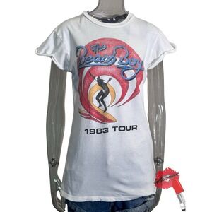 Daydreamer for Free People T-Shirt XS Beach Boys 1983 Tour Retro Tee Shirt